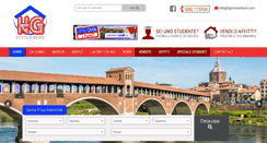 Desktop Screenshot of hgimmobiliare.com